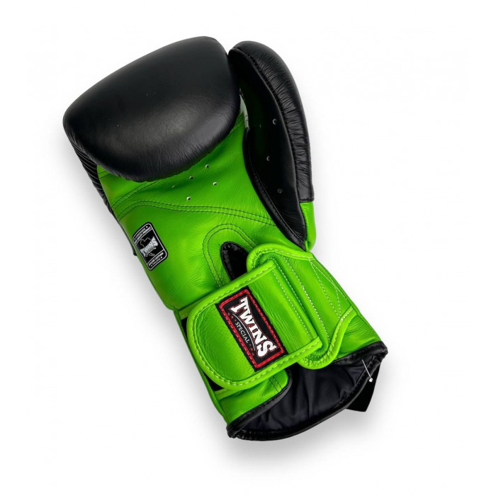 Боксерские перчатки Twins Special BGVL6 MK green black 16 oz