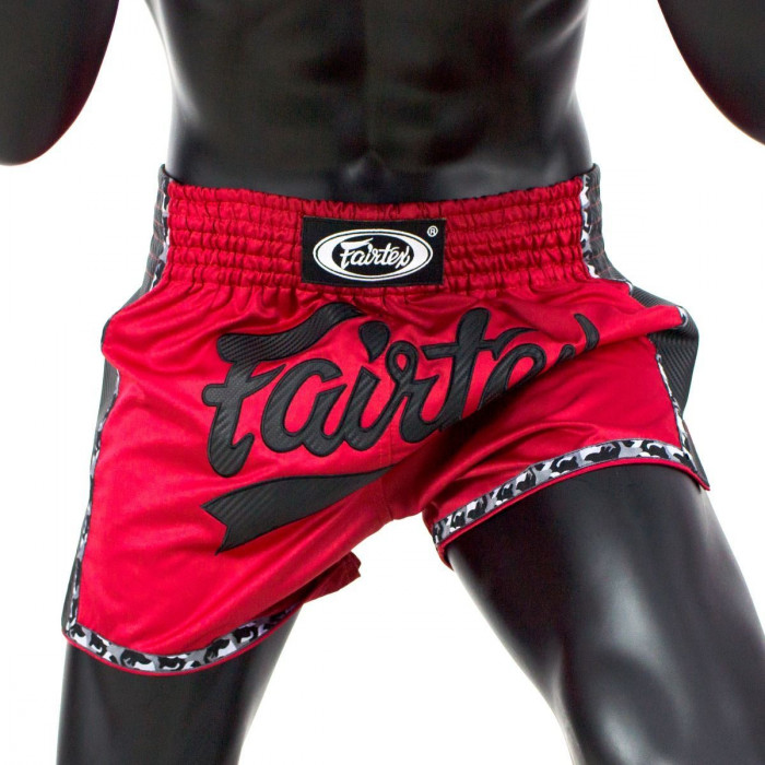 Шорты для бокса Fairtex BS1703 (красный-черный) 2XL