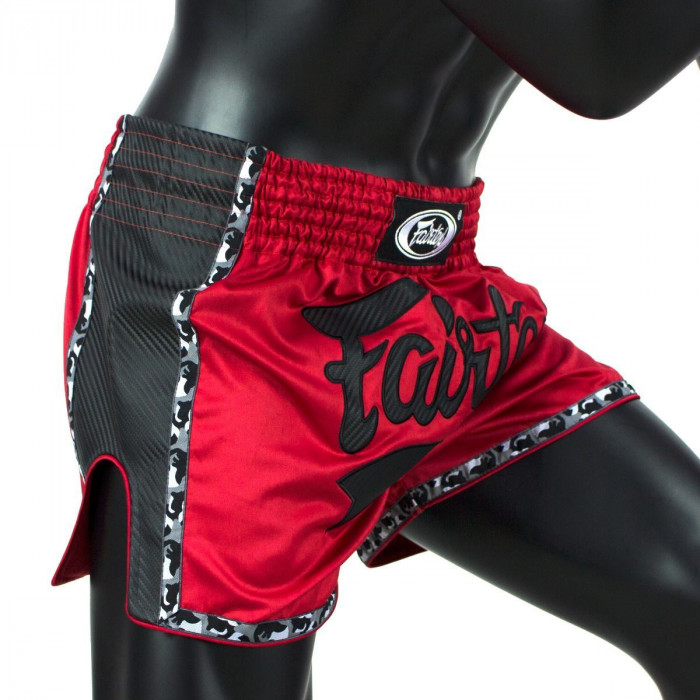 Шорты для бокса Fairtex BS1703 (красный-черный) 2XL