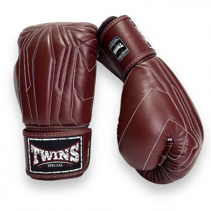 Боксерские перчатки Twins Special BGVL14 Dark Brown 10 oz