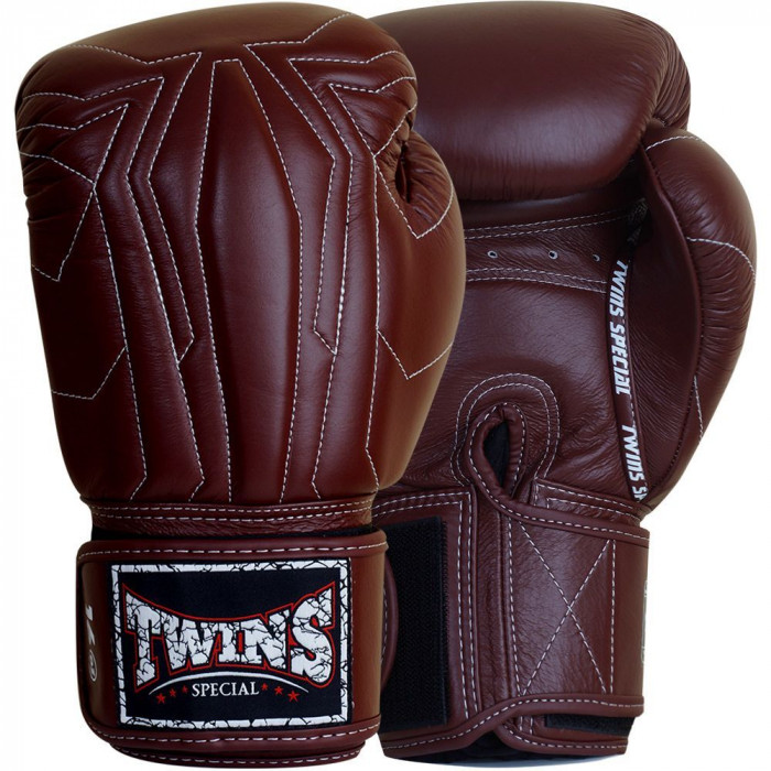 Боксерские перчатки Twins Special BGVL14 Dark Brown 12 oz