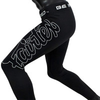 Тайтсы Fairtex CP1 black S (Легенцы для спорта) Компрессионные штаны