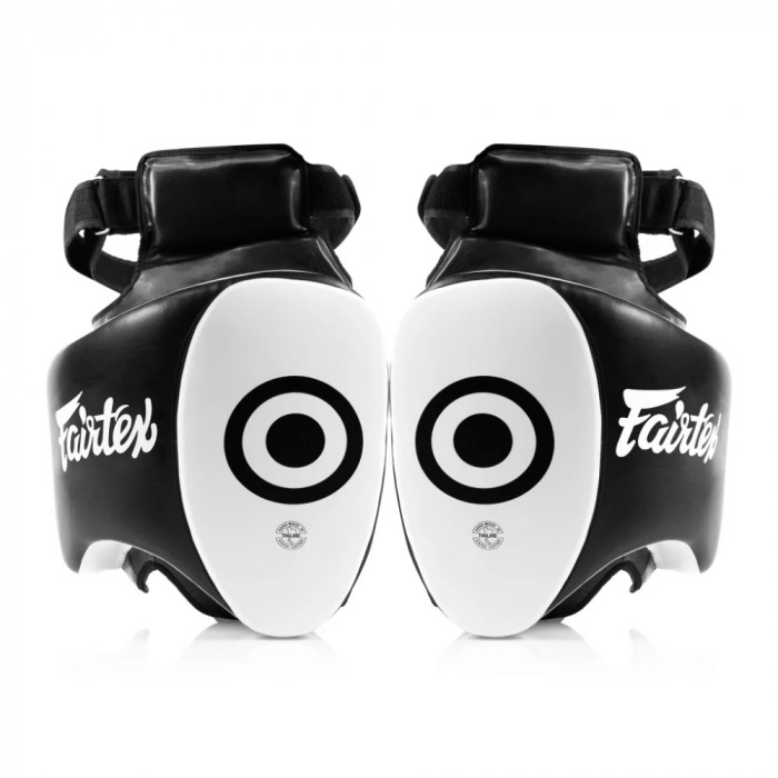 Тренерские накладки для Лоу Кика Fairtex TP5 black white