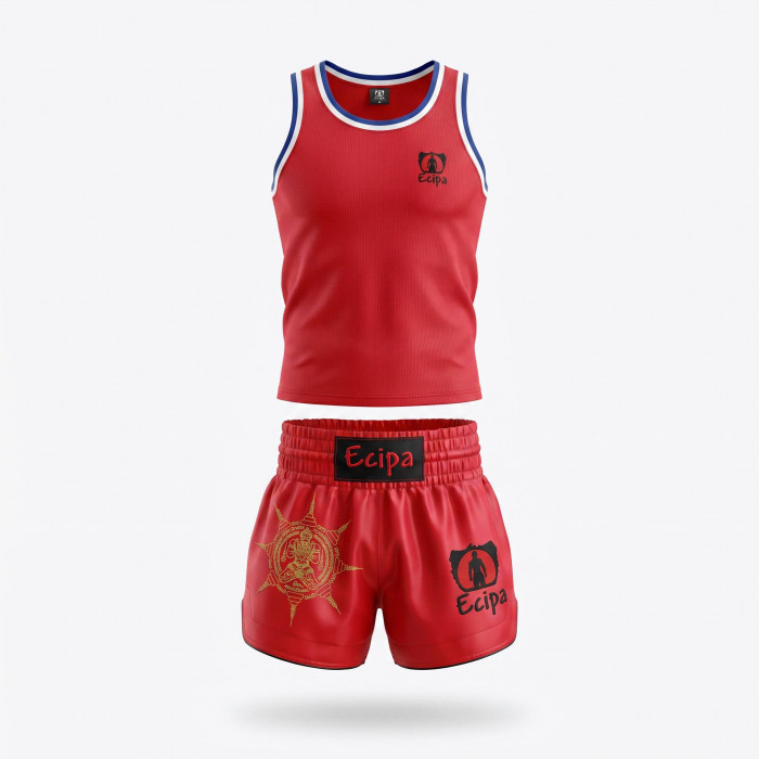 Шорты для Muay Thai Ecipa Fighter red 2XL