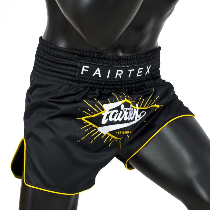 Шорты для бокса Fairtex BS1903 (черный-золотой) 2XL