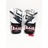 Боксерские перчатки Raja model 3 white 12 oz