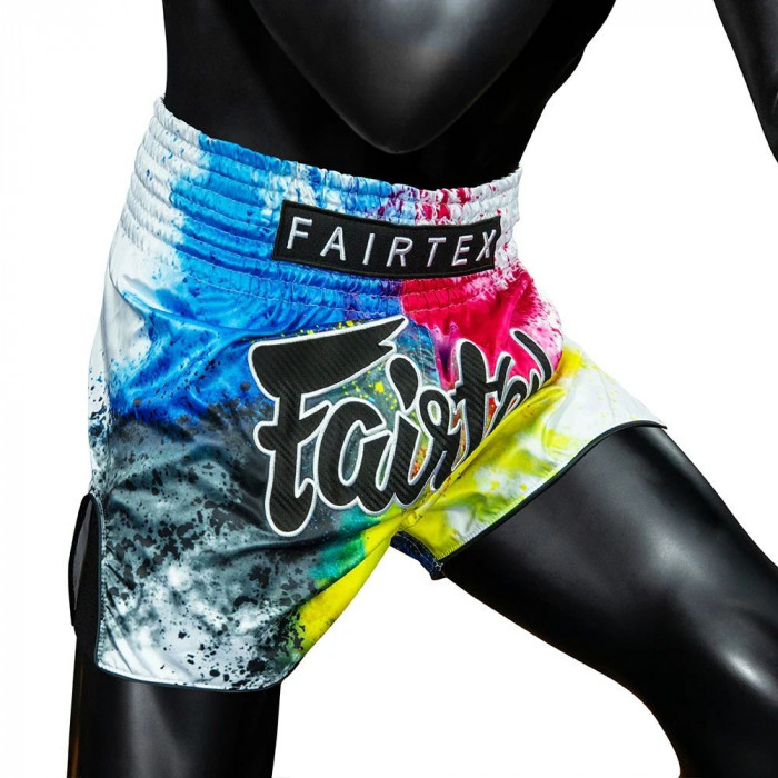 Шорты для бокса Fairtex BS1937 Acid jazz white - S