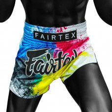 Шорты для бокса Fairtex BS1937 Acid jazz white - XL