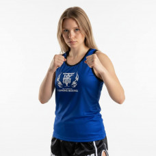 Майка для соревнований Top King Boxing blue XL
