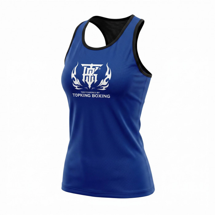 Майка для соревнований Top King Boxing blue XL