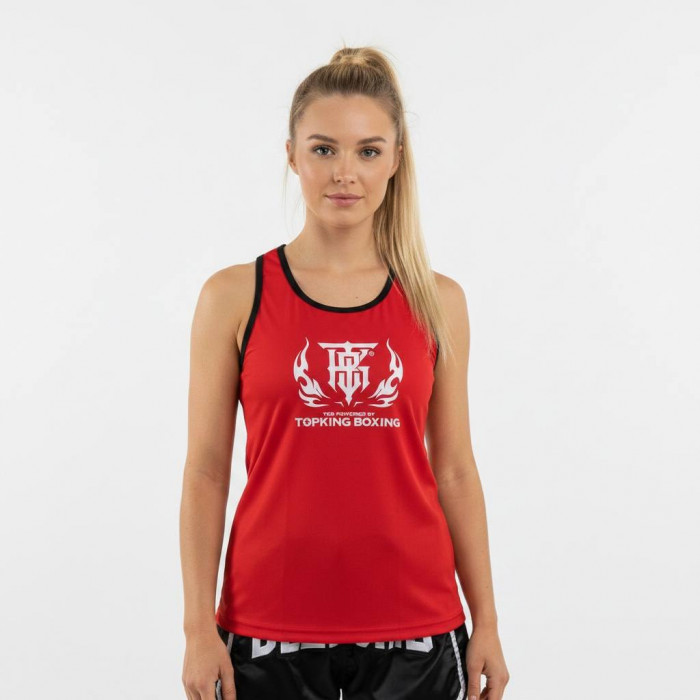Майка для соревнований Top King Boxing red M