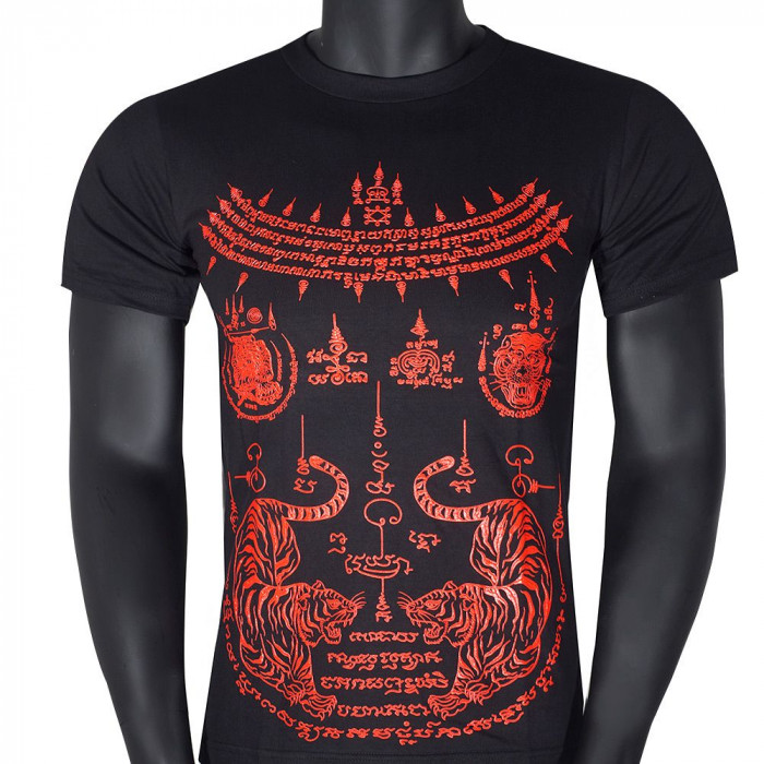 Футболка Тайский бокс Sak Yant Shirts doble tiger XL