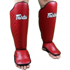 Защита голени Fairtex SP5 red S